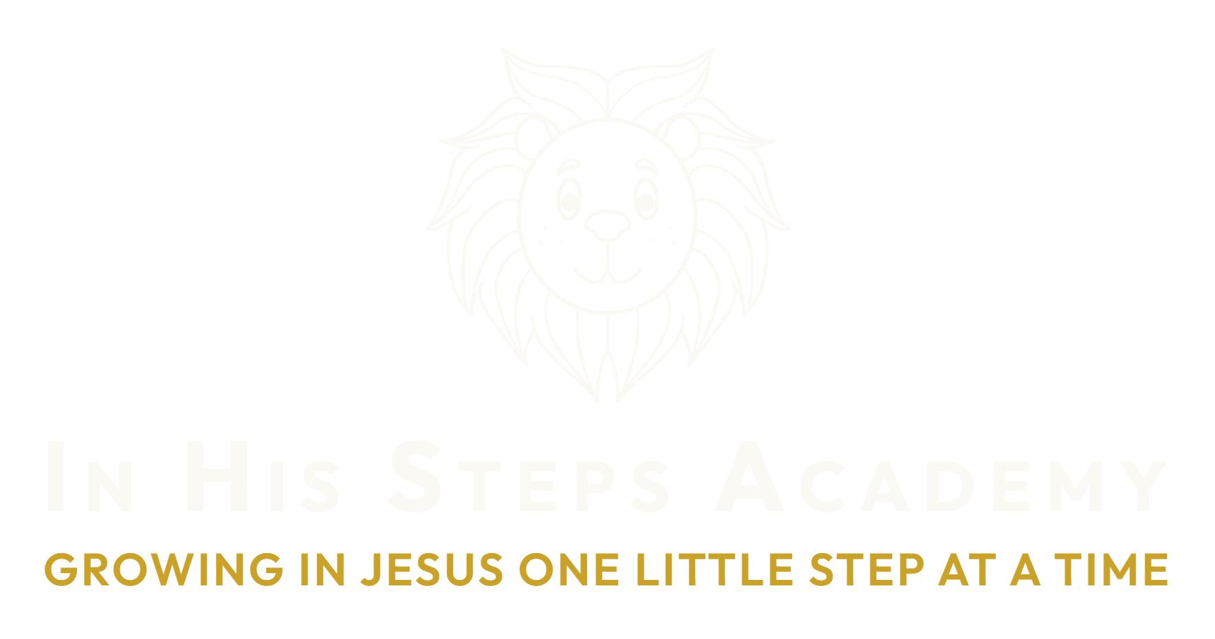 In His Steps Academy Leo Lion Logo